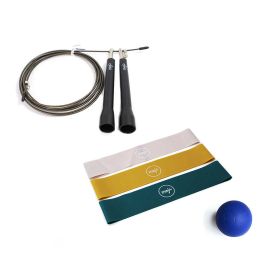 ALL ROUND FITNESS BUNDLE LITE (Jump Rope, Resistance Bands and Point Ball)