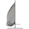 Golf Practice Net Black and Orange 84.6"x42.1"x85" Polyester