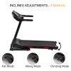 FYC Folding Treadmill for Home - 330 LBS Weight Capacity Running Machine with Incline/Bluetooth, 3.5HP 16KM/H Max Speed Foldable Electric Treadmill Ea