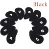 10pcs Golf Club Covers Protectors Headcovers Accessories For Prevent Scratches Or Damage