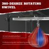 Soozier Adjustable Speed Bag Platform, Wall Mounted Speed Bags for Boxing, with 360-Degree Swivel and 10'' Speedbag