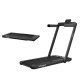 2.25HP 2 in 1 Folding Treadmill with APP Speaker Remote Control (Color: Black)